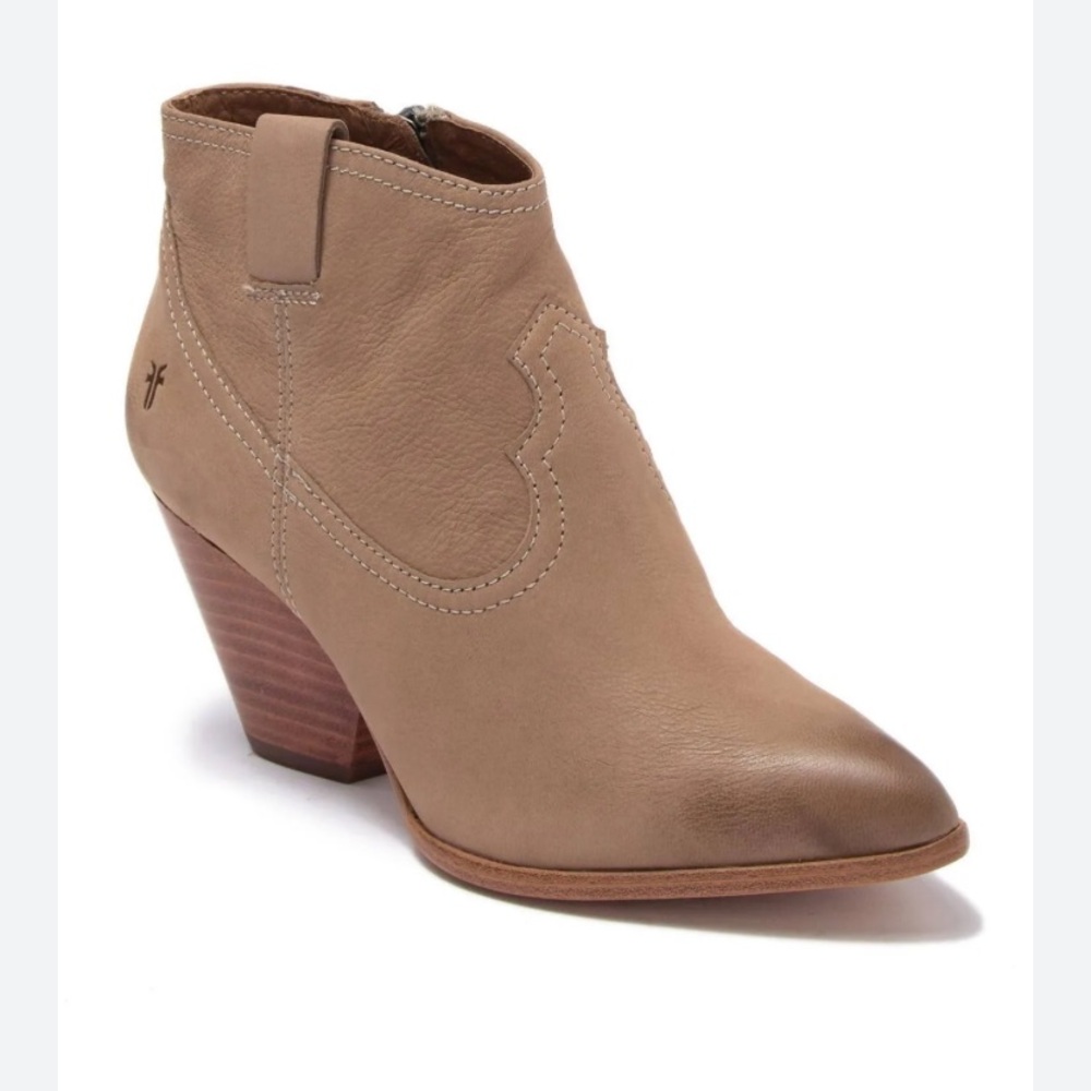 Frye Reina Nubuck ankle booties